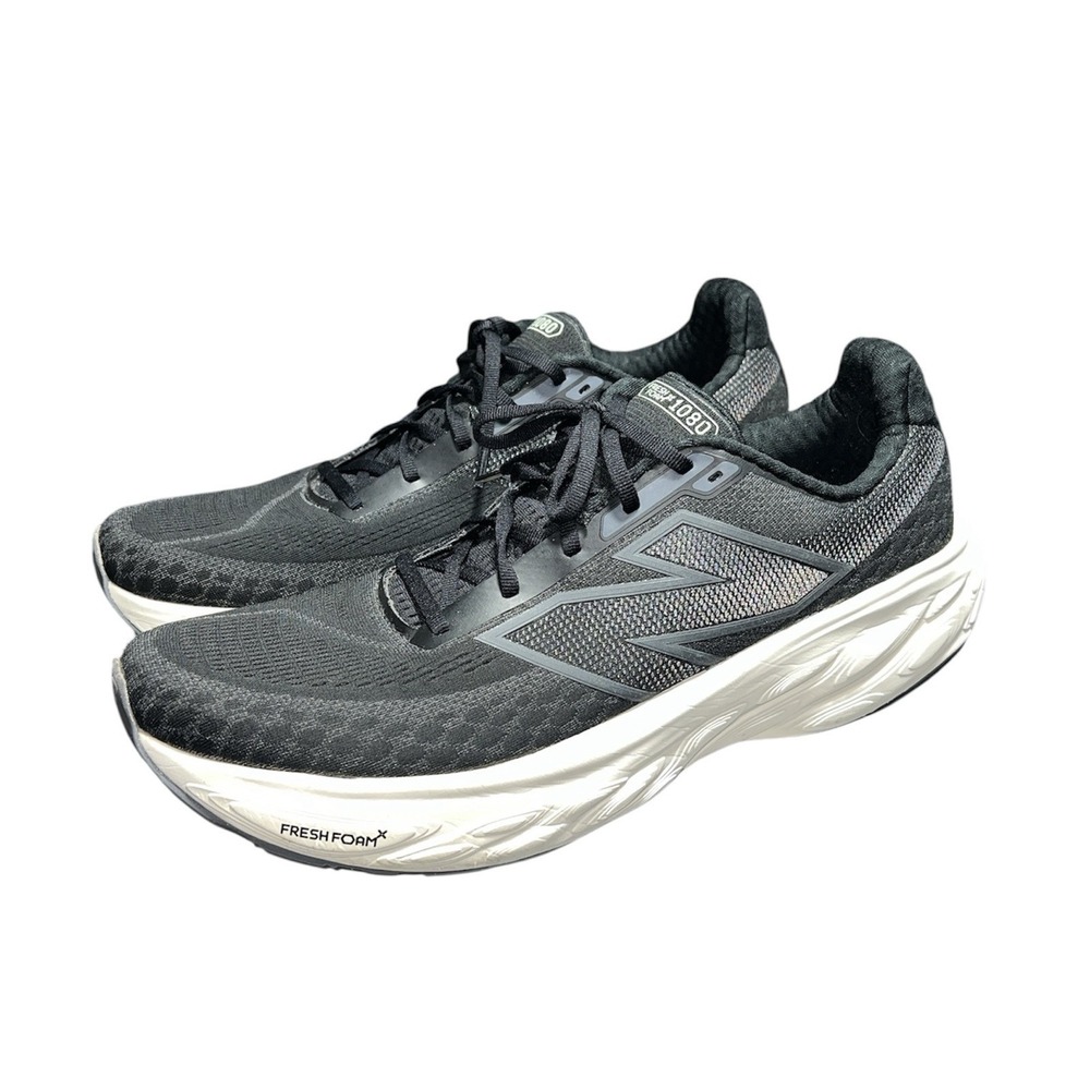 New Balance Fresh Foam X 1080 v14 Mens 14 Black White Running Shoes M1080B14